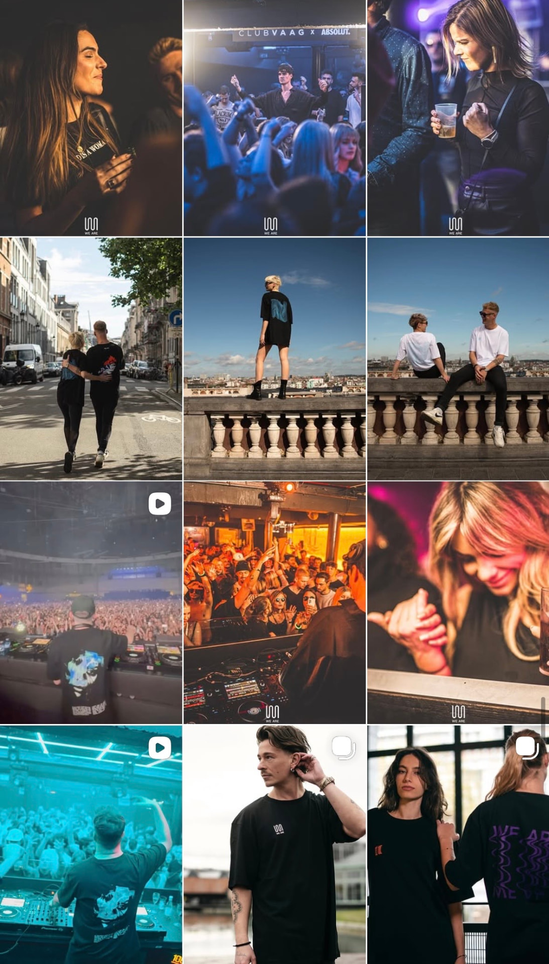 WE ARE Instagram feed screenshot 01